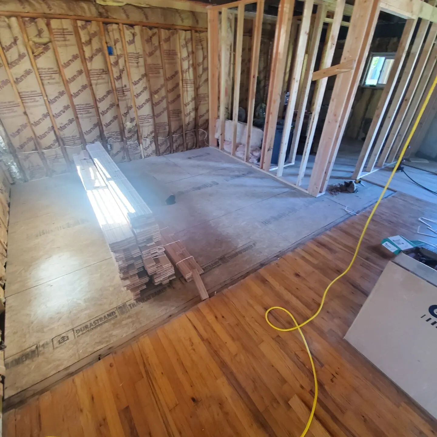 wood flooring installation